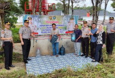 Polres OKU Bangun Sumur Bor Jadi Harapan Baru Hadapi Kemarau Panjang