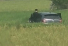 Kejar-kejaran Polisi Vs Terduga Pengedar Narkoba di OKU Timur Berujung ke Sawah dan Dibekuk