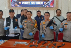 Capaian 100 Persen! Polres OKU Timur Ungkap 3 Kasus Senpi Rakitan, 32 Senjata Diserahkan Sukarela oleh Warga