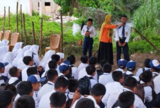 Edukasi sejak Dini, BPBD OKU Selatan Latih Siswa SMPN 4 Muaradua Hadapi Situasi Darurat