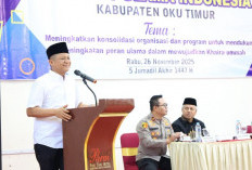 Bupati Lanosin Ajak Ulama Perkuat Persatuan di Musda V MUI OKU Timur