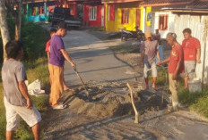 Gotong Royong Bangun Jalan Setapak, Harap Sentuhan Pemerintah
